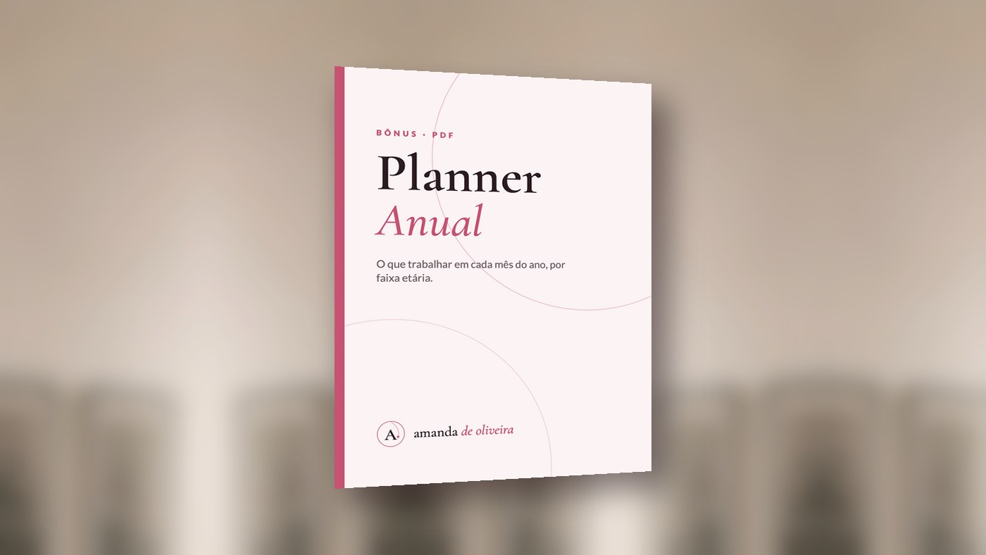 Capa do Planner Anual da Amanda de Oliveira